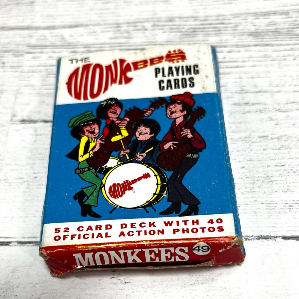 Monkees Vintage 1966 Playing Cards